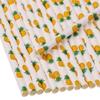 25pcs Fruit Style Biodegradable Paper Sipping Drinking Straws Pineapple view 1