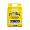 Friends Economy Adult Diapers Tape Style - 10 Count/Pack (Large) with odour lock and Anti-Bacterial Absorbent Core- Waist Size 29.53-57.09 Inch ; 75  145 Cm (Large, 20 Count)-Pack 2 view 2