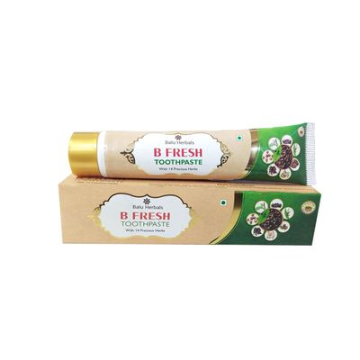 Balu Herbals - B - Fresh Ayurvedic Toothpaste for Stronger and Healthy Teeth