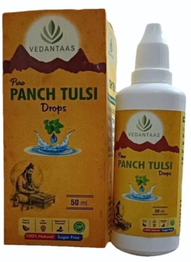 ayufresh Vedantaas Panch tulsi Drops 50ml (pack of 2)