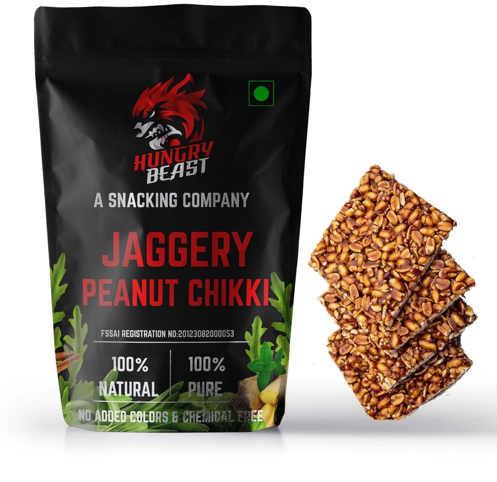 Homemade Healthy &Fresh Peanut Chikki | Bellam Palli Achu | Jaggery Groundnuts Chikki | Peanut Bar (1000 Grams)