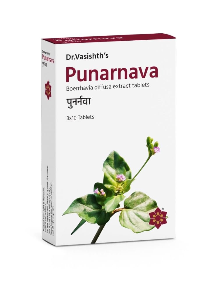 Dr.Vasishth's Punarnava Tablet | 100% Ayurvedic