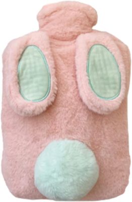 Mayatras Hot Water Bottle with Cute Fleece Cover  1000ML Rubber Heating Bag for Pain Relief, Belly Cramps, Winter Warmth, Foot & Bed Warming  Reusable Hot Water Bottle (Multicolor)