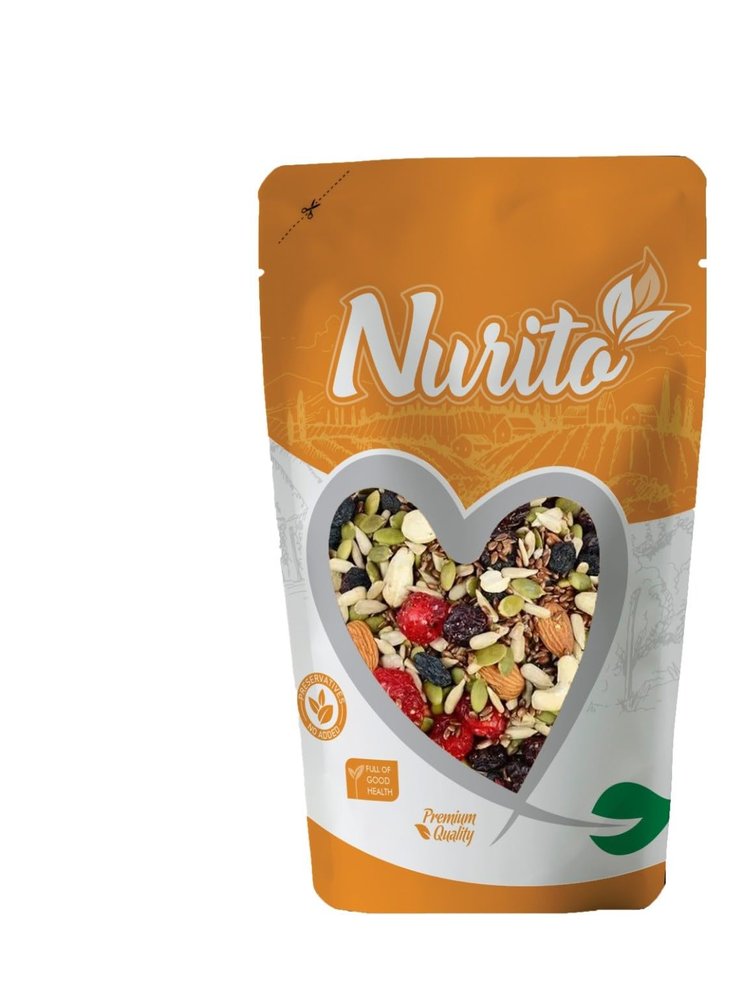 Nurito Dried Fruits Nuts And Seeds (Dried Trail Mix/Breakfast, 250g)
