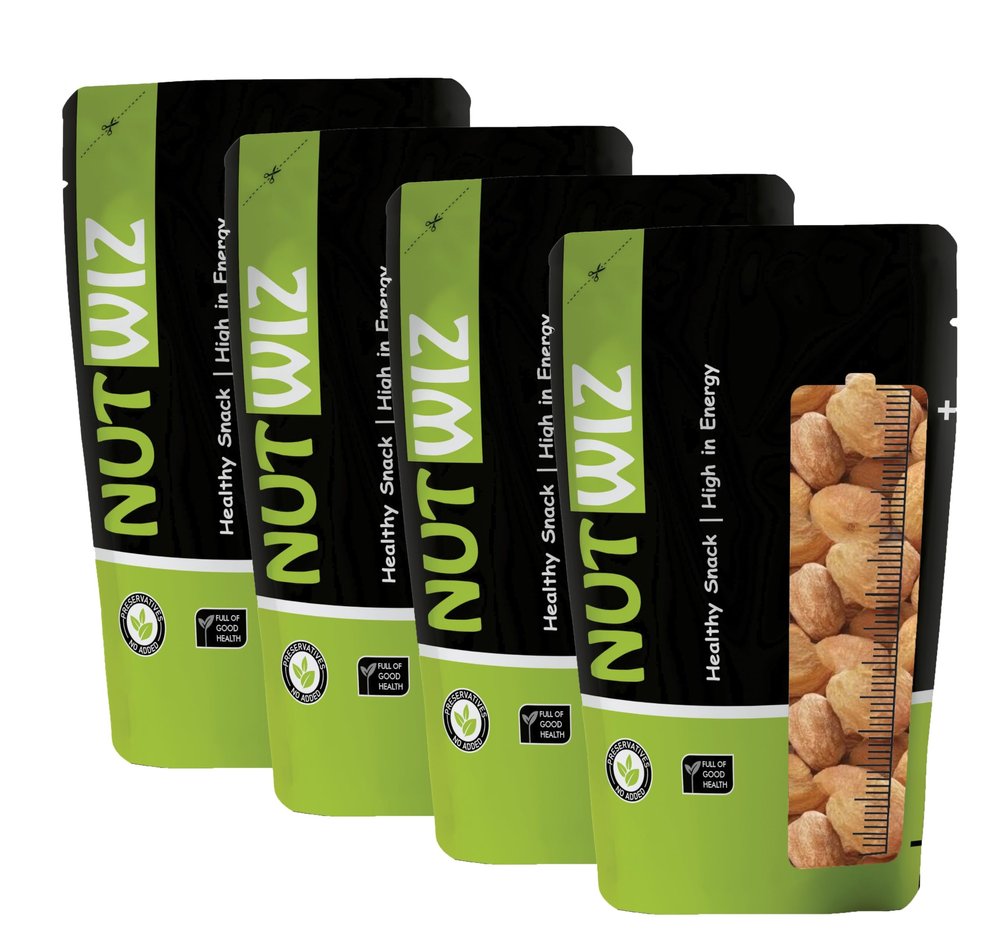 Nutwiz Dried Fruits Nuts And Seeds (Dried Apricot/Khurmani, 800g (4x200g))