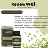 Renewwell Tribulus Gokshura 60 Tablets 1000mg | Highest 60% Saponins for Athletic performance | Enhances Muscle Growth | Best Tribulus Terrestris for Men & Women Overall Wellness (Pack of 2) view 2