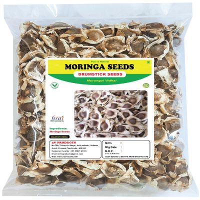3V PRODUCTS Moringa Seed 1Kg | Drumstick Seed | Murungai Vidhai | Moringa oleifera