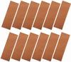 Waxing Strips for Face, Legs, Underarms, Facial Eyebrow, Hair Removal Plain Disposable Large WaxStrips Easy & Safe Wax Strips Paper Hair Removal for Men and Women (Pack of 30 Strips) Brown view 2
