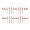 FASHIONMYDAY 24x Halloween Paper Straws Funny Straws for Carnival Party Eyeball |Home & Garden | Greeting Cards & Party Supply | Party Supplies | Party Tableware & Serveware view 4