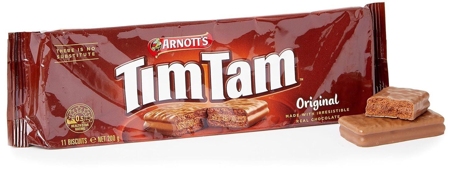 TimTam Original The Most Irresistible Real Chocolate Biscuits 200g Imported (Autralia)