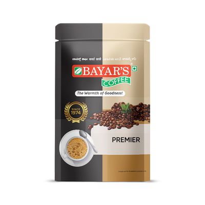 Bayar's Coffee Premier Filter Coffee Powder (1, 500g Pack of 1)