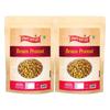 OKHLI MUSAL BRAND Crunchy and spicy | Chanyache peeth groundnuts Masala Peanuts Healthy Peanuts | Rich in Protein | Evening Teatime wholesome snack Ready to Eat Crispy Namkeen-350g*2Pack view 1