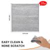EOOUT 10+10 pcs Multipurpose Wire Dishwashing Rag for Wet and Dry Dish, VTMCUI Multifunctional Non-Scratch Scrubbing Pads Kitchen Cleaning Cloths (10 Silver) view 2