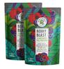 GREEN PROTEIN Pea Protein Isolate Powder, Vegan Plant Protein, No Added Sugar, 100% Vegan, Soy Free, Dairy Free, Gluten Free, Allergen Free, Berry Blast Flavor, 15g Protein Per Serving, Pouch (1kg) view 1