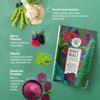 GREEN PROTEIN Pea Protein Isolate Powder, Vegan Plant Protein, No Added Sugar, 100% Vegan, Soy Free, Dairy Free, Gluten Free, Allergen Free, Berry Blast Flavor, 15g Protein Per Serving, Pouch (1kg) view 3
