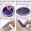 Massive Reckon Hard Wax Beans for Hair Removal Body Facial Hair Removal Wax Beads Large Refill Faux Pearl Beans for Women & Men Legs/Face/Underarm/Bikini - 100 Gm view 3