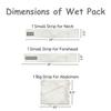 Manushya Life | Wet Pack Cotton Patti for Body Detox with VELCRO CLOSURE | Satvic Lifestyle | Set of 3 Strips for Abdomen, Neck and Head | Contains Cotton Cloth Bag and User Manual view 4