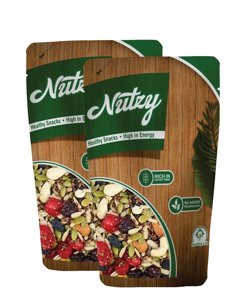 Nutzy Dried Fruits Nuts And Seeds (Dried Trail Mix/Breakfast, 400g (2x200g))