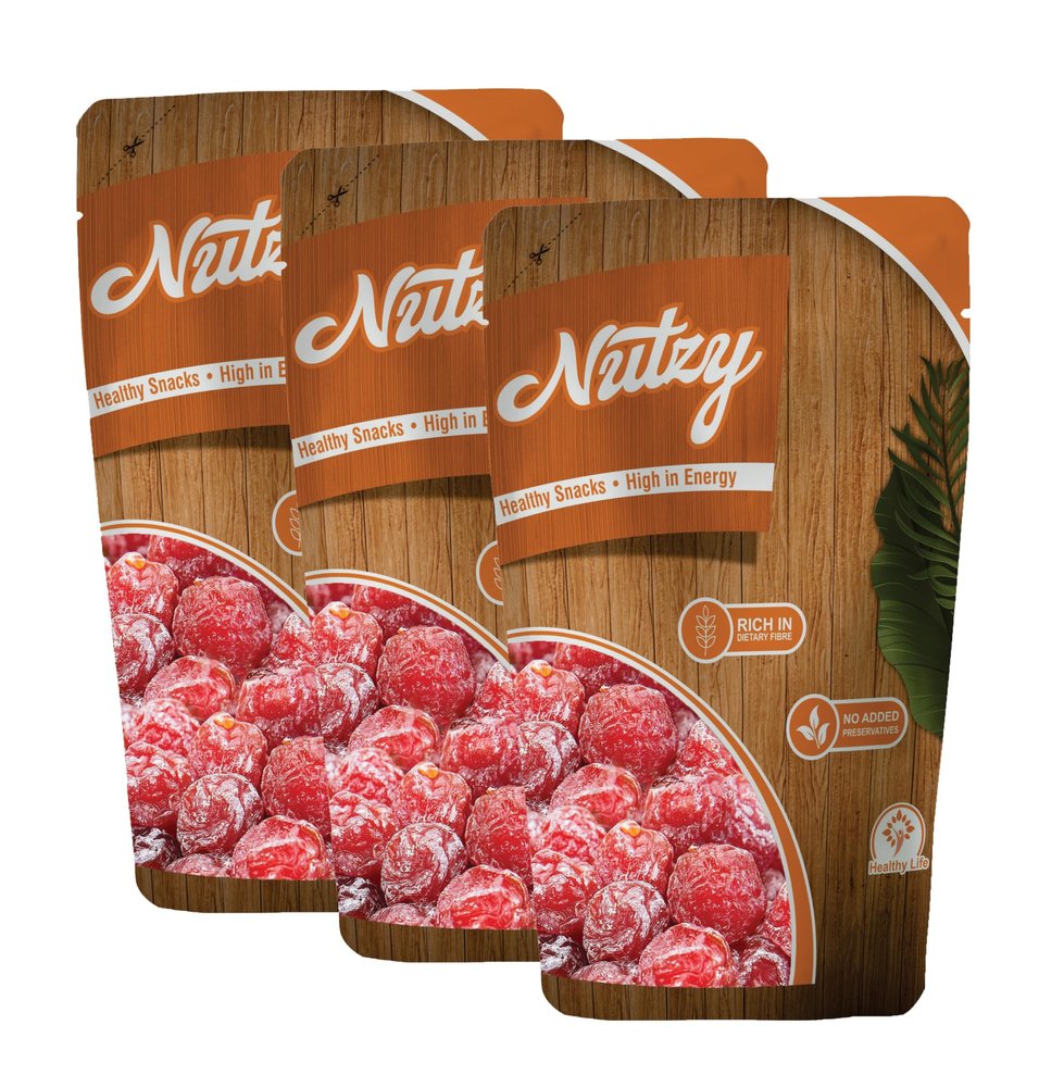 Nutzy Roseberry Plum 750 Grams (250gm X 3) Tasty, Sweet & Jammy Fruit Snack for Kid's Snacks | Add Into Roti Rolls, Dahi, Milkshakes and Morning or Evening Breakfast | Easy to Use For Cooking Friendly Moms | Give Your Kids as a Candy Treat For anyt
