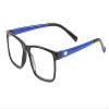 Lens Doctor Progressive Reading Glasses For Men Free Size Frame Progressive Power Glasses +1.00 +1.25 +1.50 +1.75 +2.00 +2.25 +2.50 +2.75 +3.00 Black And Blue (21.no) (Distance Plano/Reading +2.75) view 1
