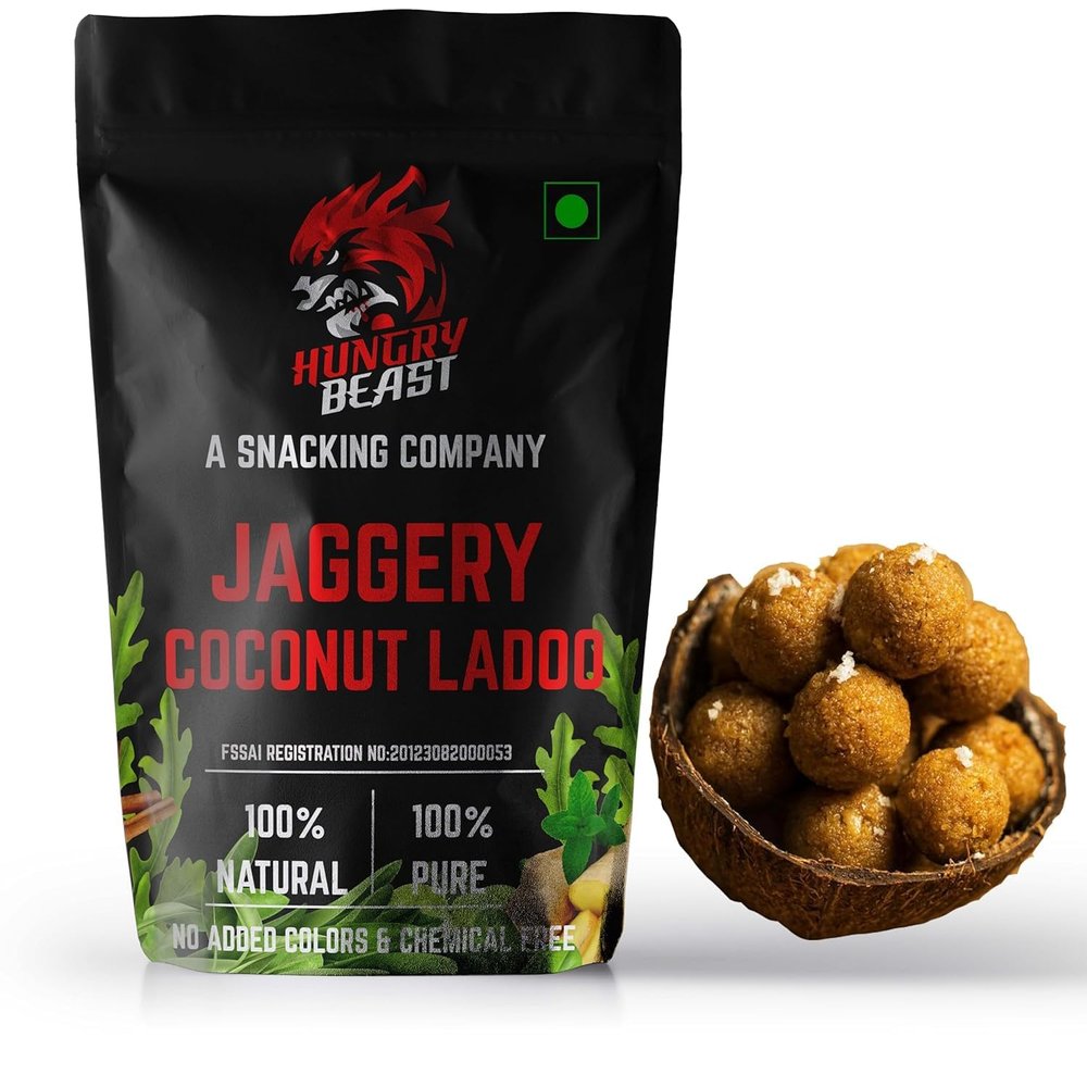 Healthy Homemade Coconut ladoo | Jaggery Coconut balls| Bellam Kobbari Undalu| Nariyal Ke Laddu | Sweet Coconut balls (250 Grams)
