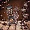Bazana Energy Bars Pack of 12 | Natural Strawberry, Pomegranate & Mocha | 100% Natural, Protein & Fiber Rich Snack| 38g x 12 Pieces view 2