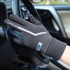 DreamPalace India Full Finger Gloves with Touch Screen Feature with Reflector (Glow in Night)-Free Size (Grey) view 2