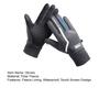 DreamPalace India Full Finger Gloves with Touch Screen Feature with Reflector (Glow in Night)-Free Size (Grey) view 4
