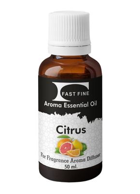 Fast Fine Diffuser Essential Aroma Oil Used for Air Electric Revitalizer Machine Use Home Office washroom Indoor & Outdoor (Citrus, 50ML)