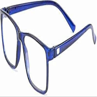 Lens Doctor Progressive Reading Glasses For Men Free Size Frame Progressive Power Glasses +1.00 +1.25 +1.50 +1.75 +2.00 +2.25 +2.50 +2.75 +3.00 Blue (21.no) (Distance Plano/Reading +3.00)