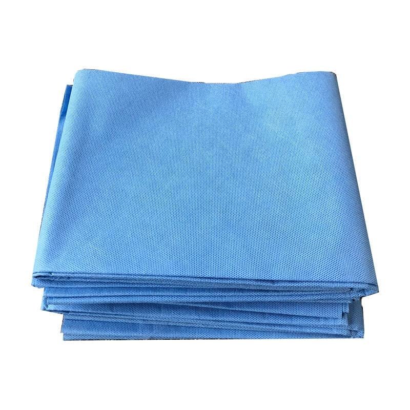 Disposable Non-Woven Bed Sheet for Hospital, Hotel, Spa and Beauty Parlor (Blue, (80 X 225CM) (Pack of 10)