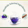 Tea And Twigs - Butterfly Pea Flower Cinnamon Tea - 15 Teabags (30 Grams) | Caffeine Free Herbal Tea | Relieves Stress | Ayurvedic Shankhpushpi Flower view 2