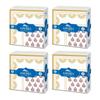 Kressa Premium Printed Paper Napkins For Party 40x40 cm | 2 Ply Printed Tissue Paper (Pack Of 4) view 1