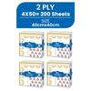Kressa Premium Printed Paper Napkins For Party 40x40 cm | 2 Ply Printed Tissue Paper (Pack Of 4) view 2