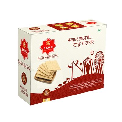 SAHU GAJAK BHANDAR Tilpatti Gajak 500g | Sesame Chikki | Til Patti | Till Gazak | Tilkut | Jaggery Sweets | Gud Ghazak | Gur Gachak
