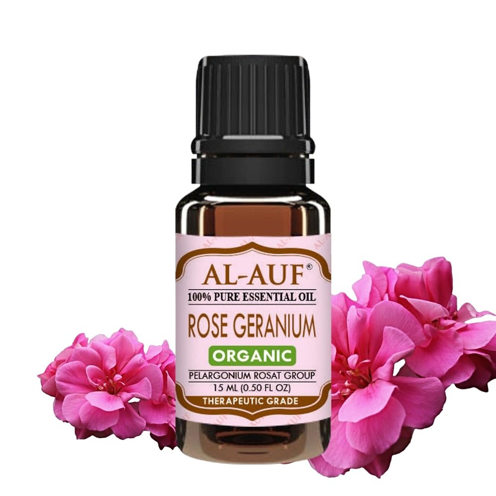 100% Pure Essential Oil Therapeutic Grade Natural [15ML] (Rose Geranium)