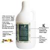 Rustic Art Home Lemon Tamarind Dish Wash Concentrate With Soapnut & Neem | Converts To 3+11 Litres Liquid | Natural & Toxin Free | | (300G + 1100G) view 3
