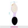 4 In 1 Foot Pedicure Brush, Pumice Stone, Scrubber & File For Soft Care view 4