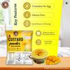 Brew Lab Custard Powder Mango Flavoured | Easily Blend Quick & Easy Dessert Mix | Good Source Of Energy 1 kg view 3