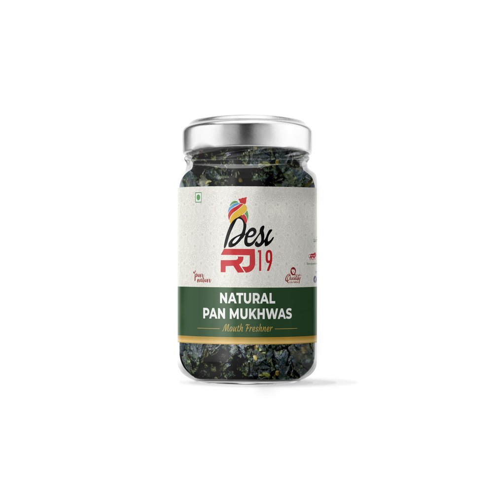 Desi RJ19 Natural Pan Mukhwas, Authentic Most Meal Pan with Natural Taste and Flavours, 400gm Pack
