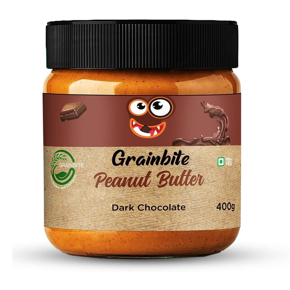 Grainbite I Dark Chocolate I Peanut Butter I 400 gm