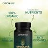 Ambrosial Spirulina Capsule High Strength 500 mg EACH Capsule | Certified Spirulina Tablets for Energy and Immunity | Richest Source of Protein (Pack of 1-120 Capsules) view 3