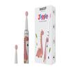 beatXP Jiggle Sonic Electric Toothbrush for Kids with 2 Brush Heads & 3 Cleaning Modes | Rechargeable Electric Toothbrush | 20500 strokes/min with Long Battery Life (Milky White) view 1