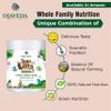 OJAVEDA Instant Choco Milk Mix | Rich & Creamy Chocolate Drink with Green Nutrition | Quick & Delicious Beverage for Kids & Adults | Anytime Enjoyment | 100g Pack view 4