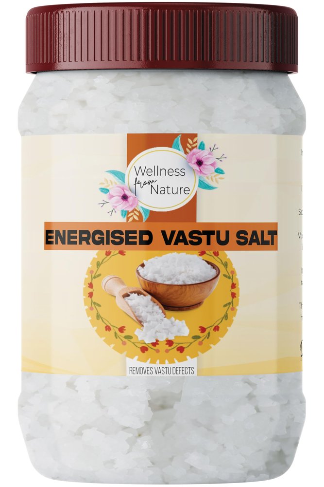 Vastu Salt to Remove Negative Energy | Sea Salt for Vastu (Energised) | Used for Home, Bathroom, Nazar Dosh, Floor Cleaning | Brings Positive Energy 700g