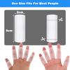 16PCS Gel Finger Sleeve Protectors, Silicone Finger Cots Finger Cover Cap Finger Support for Arthritis, Finger Pain, Silicone Fingers Protector for Golf, Basketball, Golf, Rugby, Cracked Finger view 2
