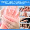 16PCS Gel Finger Sleeve Protectors, Silicone Finger Cots Finger Cover Cap Finger Support for Arthritis, Finger Pain, Silicone Fingers Protector for Golf, Basketball, Golf, Rugby, Cracked Finger view 3