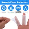 16PCS Gel Finger Sleeve Protectors, Silicone Finger Cots Finger Cover Cap Finger Support for Arthritis, Finger Pain, Silicone Fingers Protector for Golf, Basketball, Golf, Rugby, Cracked Finger view 4