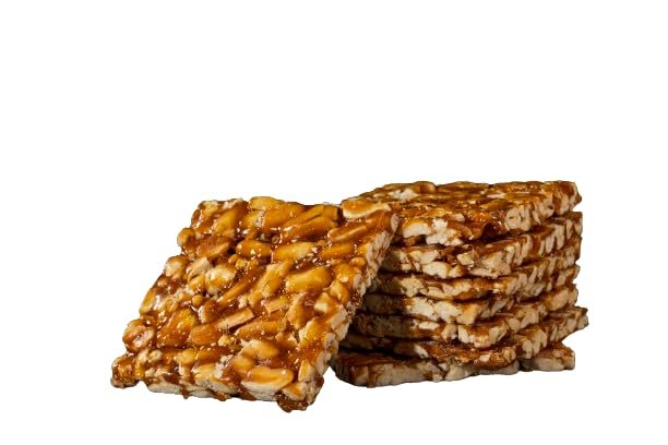 Malvas Peanut and Jaggery Chikki -| Gujarati Special Gud Moongfali Patti | Special | Gur Mungfali Chiki (Crunchy & Crispy) | 250 | gm