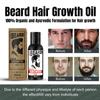 VegHerbs Beard & Hair Growth Oil, 50ml | Natural Hair Oil for Thicker & Longer Beard | Beard Oil for Uneven, Patchy & Fast Beard Growth | Growth Oil for Stronger & Fuller Beard Hair view 4